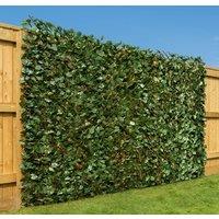Christow Expandable Artificial Ivy Leaf Trellis Privacy Screening 1m x 2m in Green