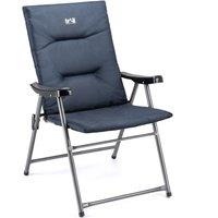 Trail Outdoor Leisure Folding Camping Chair Foam Padded High Back Fire Resistant Outdoor Garden Trail in Blue