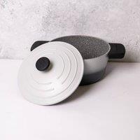 MasterClass Cast Aluminium Casserole Dish with Handle Covers, Ombre Grey, 2.5L in Grey