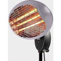 Primrose 2kW IPX4 Freestanding Electric Quartz Bulb Patio Heater w/ Remote - 3 Power Settings in Black