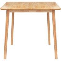 Nicholas Winter Square Wooden Dining Table - 90cm x 90cm - Natural | Size: 90 cm x 90 cm