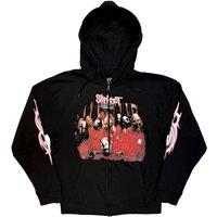 Slipknot Spit It Out Zipped Hoodie in Black | Size: XL