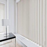Blinds Outlet Dimout Vertical Blinds in Cream | Size: 210 cm width x 240 cm drop