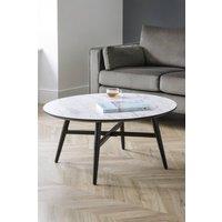 Julian Bowen Firenze Round Coffee Table in White