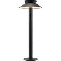 Nordlux Justina Outdoor Post Light Solar Black Metal Garden LED IP44 3000k