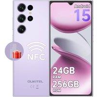 OUKITEL C61 Pro Smartphone, 24GB+256GB, 6.88 HD+ Display, 5150mAh, NFC in Purple
