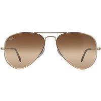 Ray-Ban Aviator Gold Brown Gradient Sunglasses