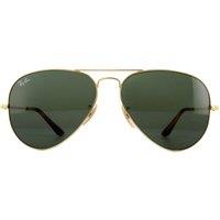 Ray-Ban Aviator Gold Green Sunglasses