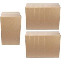 NESTLUNE 5 Extra Large Tall Wall Cardboard Boxes in Brown