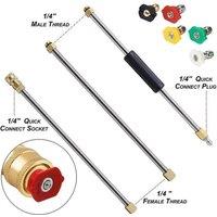 SPETLEK Gutter Cleaning Tool Extension Wand Lance Pressure Washer in Metallics | Size: 1kg