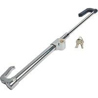 SPETLEK Heavy Duty Car Steering Wheel Lock in Silver