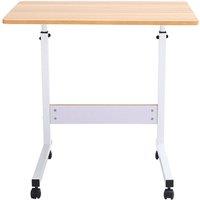KORVIXA Dining Tray Table Mobility Aid Disability Desk in Brown | Size: 0.6m2