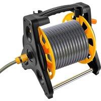 FLAVORA Hose Reel + 25M/82FT Hose Compact Garden Hose Reel | Size: 100g