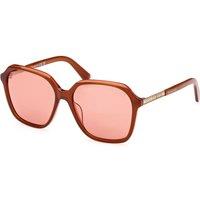 Swarovski SK0390-5642J Square/Rectangle Sunglasses in Terracotta
