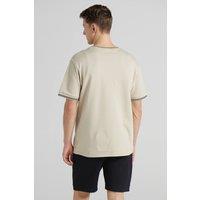 Original Creator Men's Boxy Pique Crew T-Shirt - Sand Stone in Beige | Size: XS