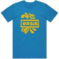 Oasis Music Men's Logo T-Shirt in Blue | Size: Small