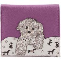 Mala leather Women's Coco Puppy Leather Small Compact purse in Purple