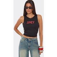 EGO Women's Sleeveless Round Neck Vest in Black | Size: 10