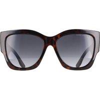 Marc Jacobs Women's Square Havana Dark Grey Gradient MARC 859/S in Brown