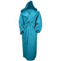 ARTG Women's Robezz Waffle Hooded Dressing Gown in Dark Blue | Size: 3XL