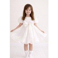 Lilly + Bo Girl's Cinnamon in White Party Girl or Flower Girl Dress | Size: 2 Years