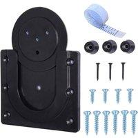 SPETLEK 1Set Quick Install Dart Board Wall Mount BracketPlus Oche Tape in Black | Size: 0-12 m