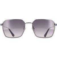 Police Men's Square Shiny Palladium Smoke Gradient SPLL84 Octane 9 in Silver