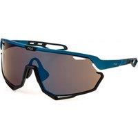 FILA Men's SFI722-630U28 Shield Sunglasses in Blue