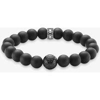 THOMAS SABO Men's Matte Obsidian Bracelet A1085-023-11 in Black