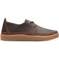 Clarks Men's Oakpark Lace Beeswax Leather Laces in Brown | Size: 12-Standard Fit