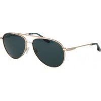 Trussardi Men's TSM3015 6204B Aviator Sunglasses in Gold