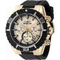 Invicta Men's IN-49090 Aviator 49mm Quartz Watch in Black