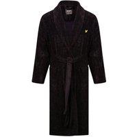 Lyle & Scott Men's Lucas Bath Robe Black | Size: 2XL