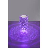 Living and Home Acrylic RGB Dimmable Table Lamp Bedside Lighting Decor with Remote Control