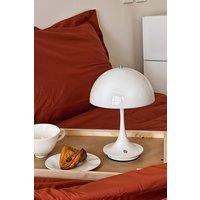 Living and Home Compact Mushroom-Shaped Dimmable Table Lamp in White