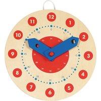 Goki Wooden Learn to Tell the Time Clock | Size: 1 Pack