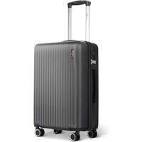 Lugg Vacay 20inch Suitcase, ABS Hard Shell, TSA Indent Lock (55x23x35cm) in Dark Grey | Size: 55 x 23 x 35 cm