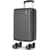 Lugg Vacay 40cm Suitcase, ABS Hard Shell, Underseat Compatible (40x30x20cm) in Dark Grey | Size: 40 x 30 x 20 cm
