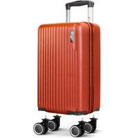 Lugg Vacay 40cm Suitcase, ABS Hard Shell, Underseat Compatible (40x30x20cm) in Terracotta | Size: 40 x 30 x 20 cm