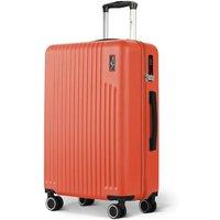 Lugg Vacay 24inch Suitcase, ABS Hard Shell, TSA Lock (66.5 x 25.5 x 44cm) in Terracotta | Size: 66.5 x 25.5 x 44 cm