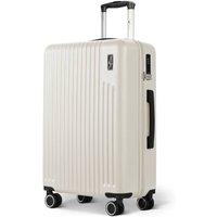 Lugg Vacay 24inch Suitcase, ABS Hard Shell, TSA Lock (66.5 x 25.5 x 44cm) in Beige | Size: 66.5 x 25.5 x 44 cm