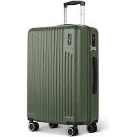 Lugg Vacay 24inch Suitcase, ABS Hard Shell, TSA Lock (66.5 x 25.5 x 44cm) in Dark Green | Size: 66.5 x 25.5 x 44 cm