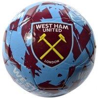 West Ham United FC Graffiti Football in Burgundy