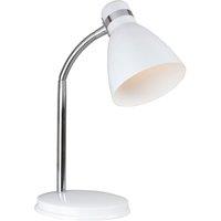 Nordlux Cyclone Table Lamp White Metal Livingroom E14