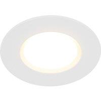 Nordlux Siege Down Light White Plastic Bathroom LED IP65 3000k Mains
