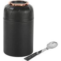 FLAVORA 500ML Hot Food/Soup Thermos Flask Stainless Steel in Black | Size: 0.6m2