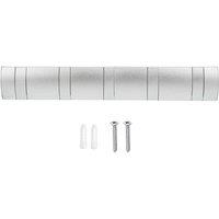 NESTLUNE Folding Coat Hooks Wall Mounted Modern Wall Racks in Silver
