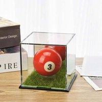 SPETLEK Golf Ball Display Case Golf Ball Holder Stand Golf Ball Box in Clear | Size: Large