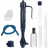 KORVIXA Electric Gravel Vacuum Cleaner Pump in Black | Size: 110 cm