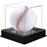 SPETLEK Acrylic Baseball Display Case Clear Storage Box Golf Tennis Ball | Size: Medium